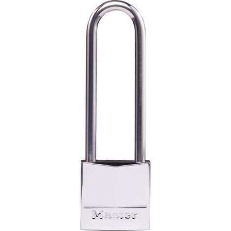 Master Lock 639EURDLJ Candado Marino con Llave y Arco Largo, Grigio, 9,7 x 3 x 1,2 cm (1/3)