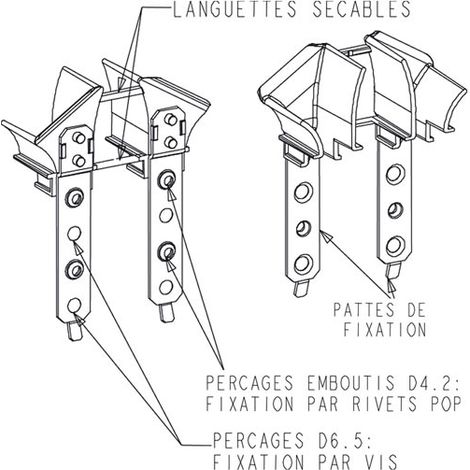 Paire Tulipes Volet Roulant Tradi-Tunnel - Lame 9mm - ZF