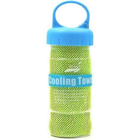 Serviette rafraîchissante (Style E)Sport avec bouteille intégrée, durable et utilisable pour soulager la chaleur. Serviette rafraîchissante et froide.
