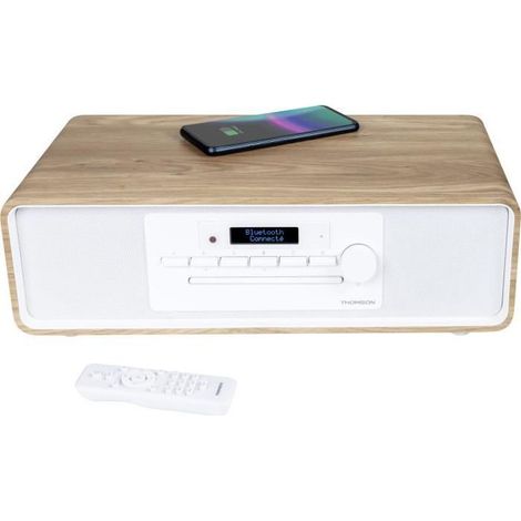 Microsistema Bluetooth - THOMSON - CD/MP3/USB/Radio FM/DAB+ - 75W - Pantalla LCD - Control remoto (1/5)