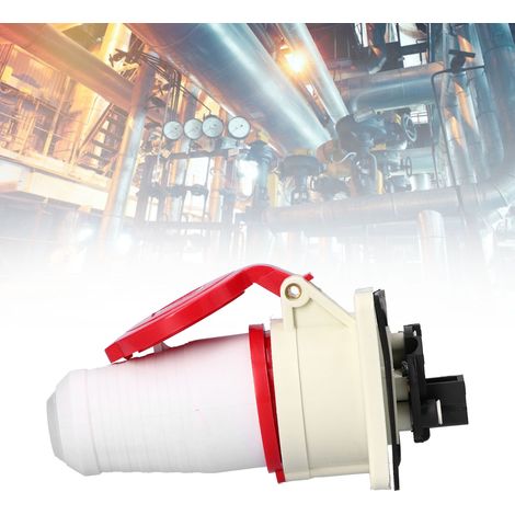 Dreiphasige, vieradrige, wasserdichte Industriesteckdose IP44 + 380V415V/16A 3P+E Industrie-Unterputzsteckdose (1/5)