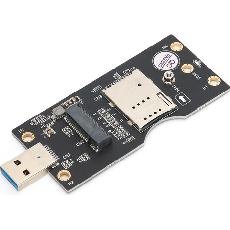 Adaptateur M.2 vers USB 3.0 avec emplacement pour carte SIM - Accessoires informatiques Key B NGFF (1/5)
