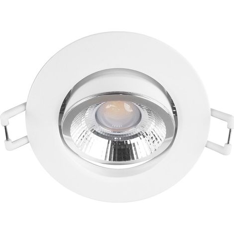 Foco LED empotrable ajustable, con temperatura de color regulable, 560 lúmenes, redondo, blanco, ARIC. ARIC (1/5)