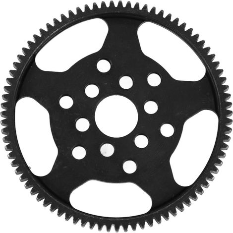 Couronne en acier renforcé 83T (noire) pour voiture télécommandée Tamiya CC02 (1/5)
