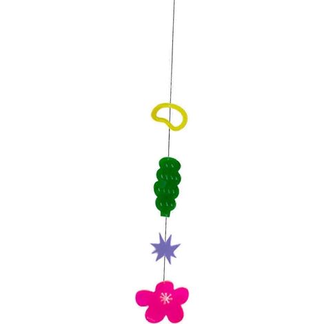 Windspiel-Geschenk für Mama und Oma zum Gedenken an den Garten, die Terrasse oder den Außenbereich – hängende Acryl-Dekoration-Flowers (1/5)