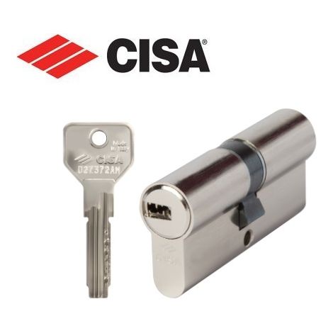 CISA 0E300 CILINDRI PROFILO EUROPEO ASIX CILINDRO SAGOMATO NICHELATO DA INFILARE - 70 mm (35+35) (1/3)