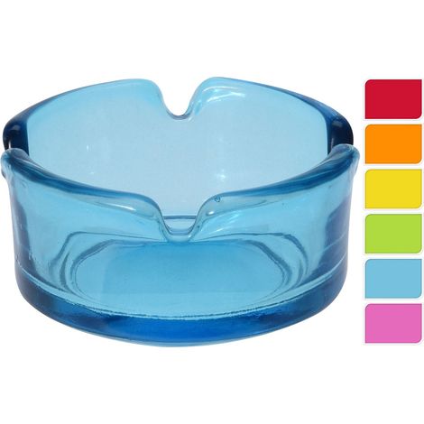 POSACENERE IN VETRO 7CM COLORI ASSORTITI ACCESSORI CASA INTERNI