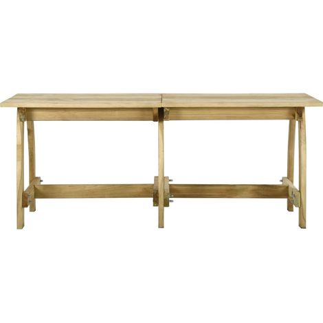 Maison Exclusive - Tavolo da Giardino 220x74x75 cm in Legno di Pino Impregnato