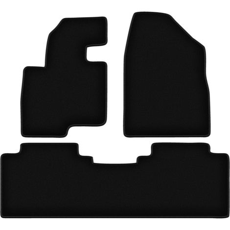 Tapis de sol BASIC en velours noir pour : BAIC Beijing X75 SUV (2023-) (1/5)