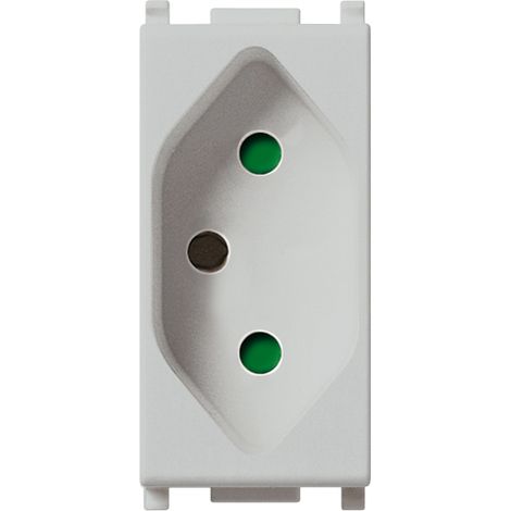 VIMAR - 14264.SL SICURY 2P+T 10A Prise en argent brésilien
