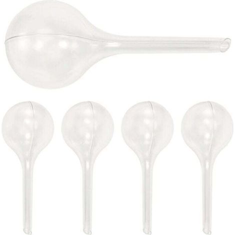 5 PièCes SéRies Dispositif D'Arrosage Automatique Globes Vacances Plante D'IntéRieur Pot Ampoules Jardin Abreuvoir Fleur Eau Goutte à Arrosage (1/4)