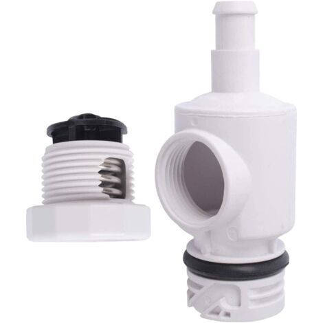 Conector rápido D29 UWF y válvula de presión de repuesto 91009002 para limpiafondos automáticos Polaris 180, 280 y 380. (1/5)