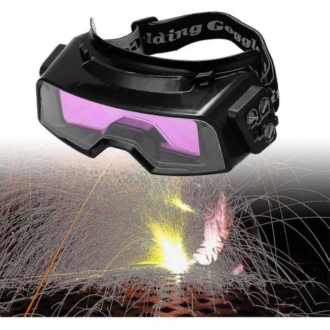 Lunettes de soudage à assombrissement automatique pour TIG, MIG et MMA - Lunettes de soudage professionnelles - Protection des yeux (1/5)