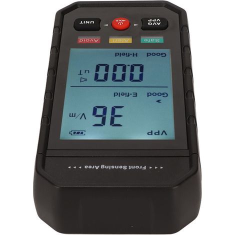 Détecteur de rayonnement, testeur de champ électromagnétique avec écran LCD, capable de mesurer avec précision les champs magnétiques, lecteur de champ électromagnétique portable, étanche, cadeau orig (1/4)