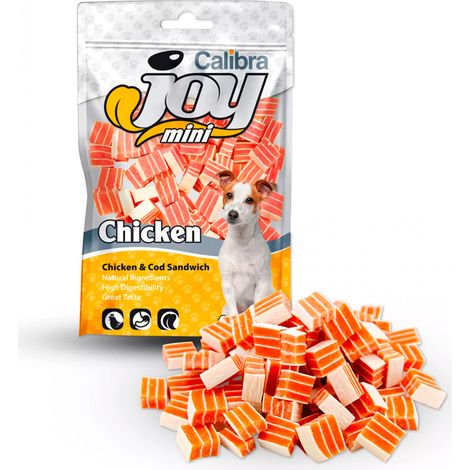 Calibra Joy Dog Mini Sandwich Bacalao Pollo 70GR