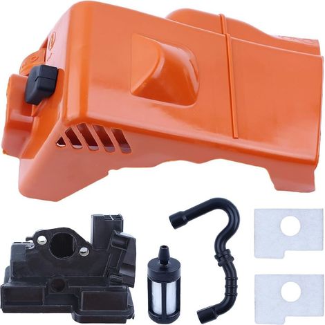 Capot pour tronçonneuse STIHL 078 018 MS170 MS180, Couvercle de tronçonneuse AUMEL avec filtre à air et boîtier & filtre à carburant & tuyau de carburant, pièces de remplacement, couvercle de tronçonn (1/5)