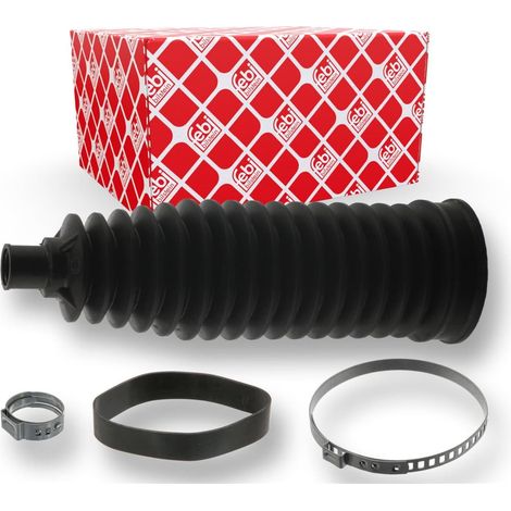 Jeu de soufflets de direction - Lot de 2 - Plastique robuste - Protection axe avant - Compatible BMW Série 1 et 3 - Ø14x210mm (1/5)