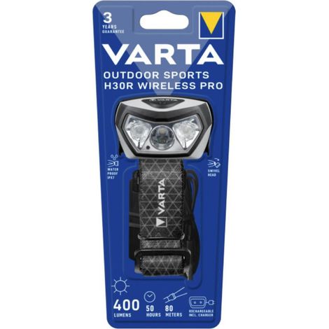 Varta 18650 101 401 torcia Nero Torcia a fascia LED