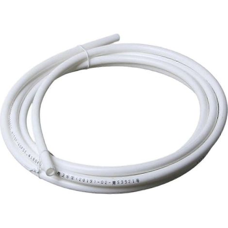 Tuyau d'eau en polyéthylène blanc, diamètre extérieur 9,5 mm, longueur 5 mètres. (1/5)