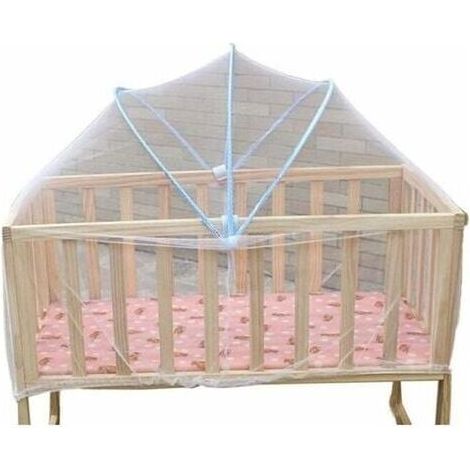 Mosquito Net for Crib, Portable Folding Mosquito Net, Universal Baby Mosquito Net, Comfortable, Breathable, Durable, Indoor and Outdoor MUMU