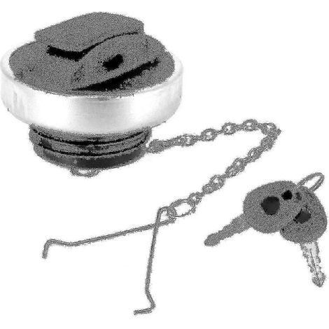 Réservoir à carburant camion renforcé avec verrou et clé pour Scania, couvercle robuste anti-vol, pièce de rechange compatible poids lourd, fermeture sécurisée, accessoire durable pour véhicule utilit (1/4)