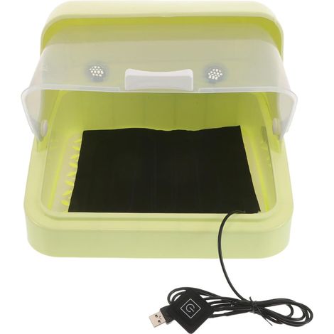 Incubateur à Œufs pour Oiseaux avec Système de Réglage des Trois Couleurs, Isolation Thermique en Coton, Conception Facile à Nettoyer, Ventilation Double Inox pour Usage (1/5)