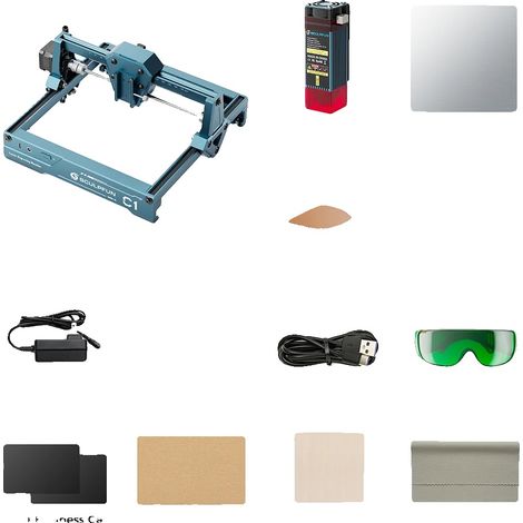 Graveur Laser, Design Compact, Performance Haute Vitesse, SCULPFUN C1, UE (1/2)