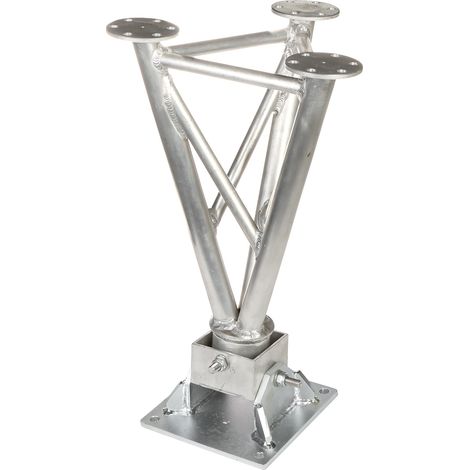 Base articulada para mástiles de celosía con cables de sujeción MK-1.5/POD-B (1/5)