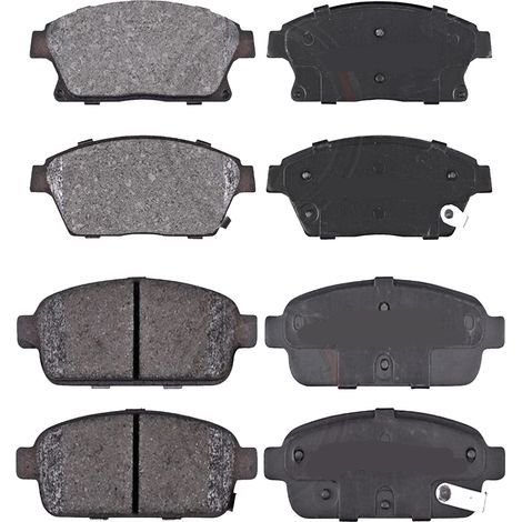 KIT PASTIGLIE FRENO ANTERIORI E POSTERIORI compatibile con OPEL CORSA C (X01) / PASTIGLIE FRENANTI AUTO OEM P 59 036,P 59 038 / SOSTITUZIONE DIRETTA / BASSA POLVERE / SILENZIOSO