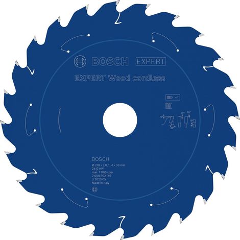 1x Lame de scie circulaire EXPERT Wood cordless pour scies sur table (1/5)