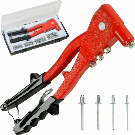 Pinza per rivetti con 100 rivetti ciechi in 4 misure - Pinza per rivetti
