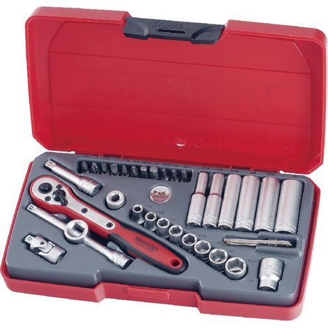 T1435AF Socket Set of 35 A/F 1/4in Drive (1/4)