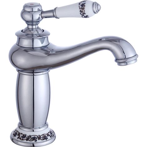 Retro Einhebelmischer Wasserhahn Küchearmatur Bad Waschbecken Antiken Armatur