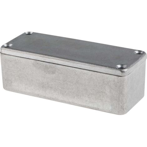 Boîtier RS PRO en Fonte d'aluminium, 89.1 x 35 x 30.3mm, Argent IP66, Blindé ( Prix pour 1 ) (1/3)
