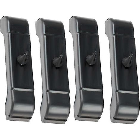 Patin de montage en caoutchouc noir compatible avec radiateur à 3 rangées 4012-326-681S (1/5)