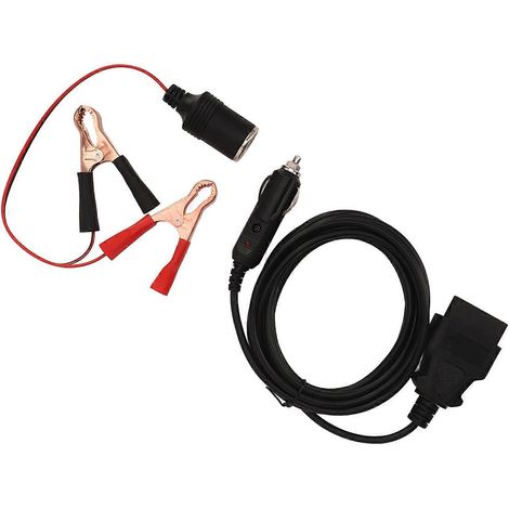 Protection de mémoire OBD2 avec clip, universel, plug & play, prise allume-cigare 12 V, alimentation de secours pour unités de contrôle (1/5)