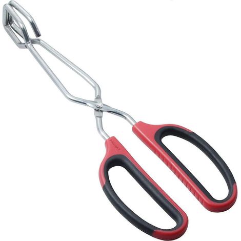 Pince de cuisine ciseaux en acier inoxydable de 28 cm