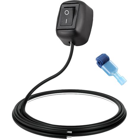 Scheinwerferschalter für Autos, 12V-230V Ein/Aus-Klebeschalter, geeignet für alle Fahrzeuge und verwendbar für Scheinwerfer, Tagfahrlicht und LED-Lichtleisten (1/5)