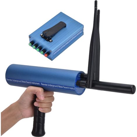 Détecteur de Métaux AKS - Scanner de Métaux à Grande Portée de 1200 M, Détecteur de Trésor pour Le Positionnement Cuivre/Argent/Or - Bleu(EU-Plug) (1/5)