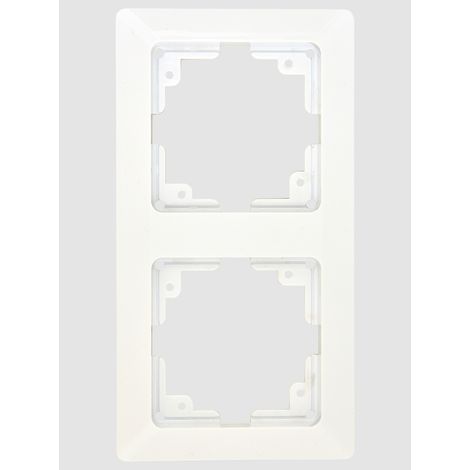 2-fach Abdeckrahmen für Schalter mit Rahmen ( Unterputz )