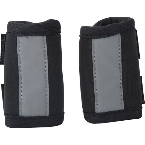 Coussinets de pattes avant pour chien, 1 paire de protège-coudes, enveloppe de protection des coudes, genoux pour chien (noir S) (1/5)