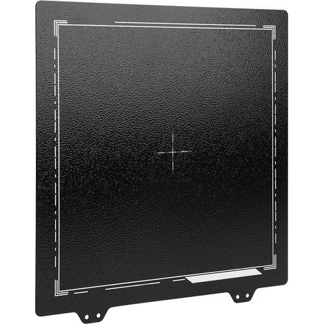 Plaque d'acier texturée en poudre PEI, 6 pièces, autocollant magnétique noir pour ENDER-3/3s 3Pro 5 (1/5)