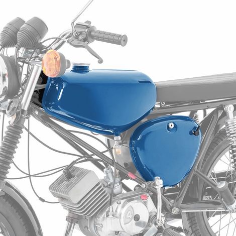 Serbatoio di benzina per Simson S51 / S50 / S70 New Style blu