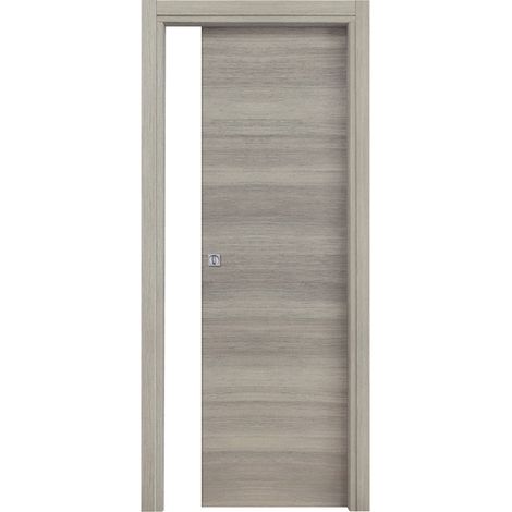 PORTA MICROTEC SCORREV ROVERE GRIGIO 90X210 (1/4)