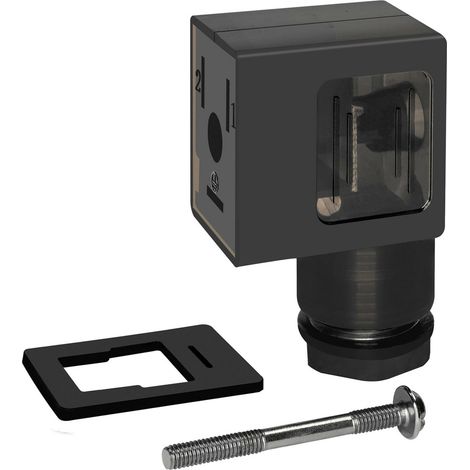 Riegler Gerätestecker mit LED, Varistor 24 V, 22 mm, Bauform B