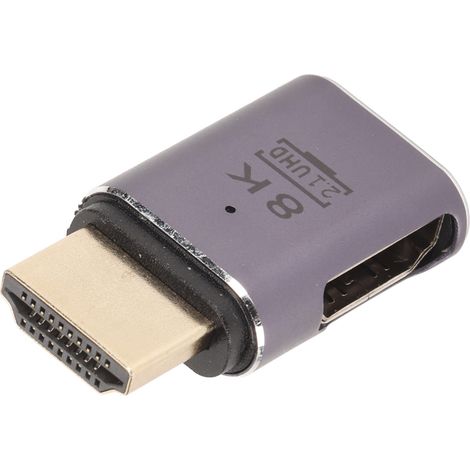 Adaptateur HDMI 8K Mâle-Femelle, Connexion Haute Définition pour Écrans TV, Vidéoprojecteurs et Moniteurs (1/5)