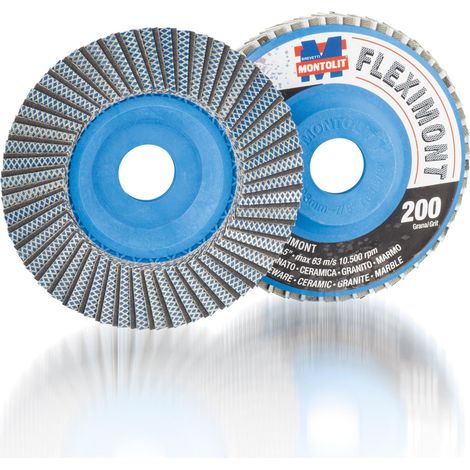 LAMELLAR GRINDING WHEEL GRIT 200 Ø115MM MONTOLIT FLEXIMONTGF