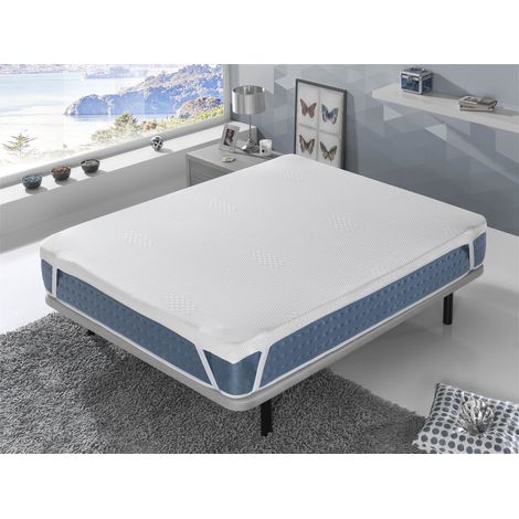 Topper 90x200 NORDES - Altura 6 cm - 3 CM Viscoelastica + 3 CM Espuma - DORMALIT
