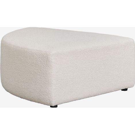 Pouf triangolare per divano componibile in shearling Borjan SKLUM