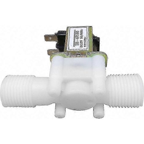 12V 1/2 Zoll Kunststoff-Magnetventil, normalerweise geschlossen für Wasser und Luft (1/5)